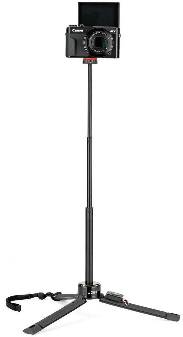 Alt view image 15 of 16 - JOBY GripTight PRO TelePod for Smartphones & Action Cameras, Black/Grey #JB01534