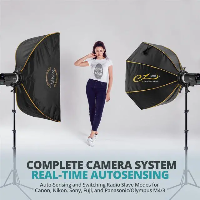 Alt view image 4 of 7 - Flashpoint XPLOR300 Pro TTL R2 Battery-Powered Monolight 2-Light Location Kit