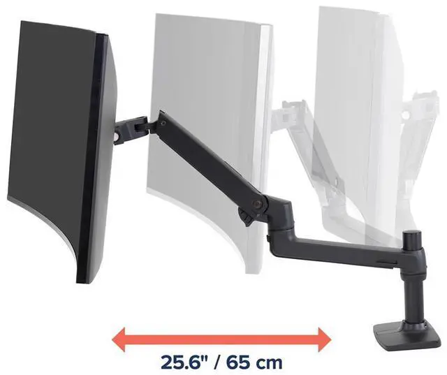 Alt view image 20 of 20 - LX Desk Monitor Arm 45-241-224 (matte black)