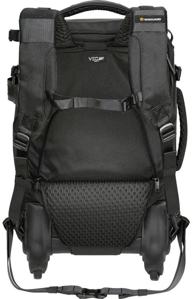 Alt view image 7 of 7 - Vanguard VEO Select 58T Camera Trolley Backpack, Black