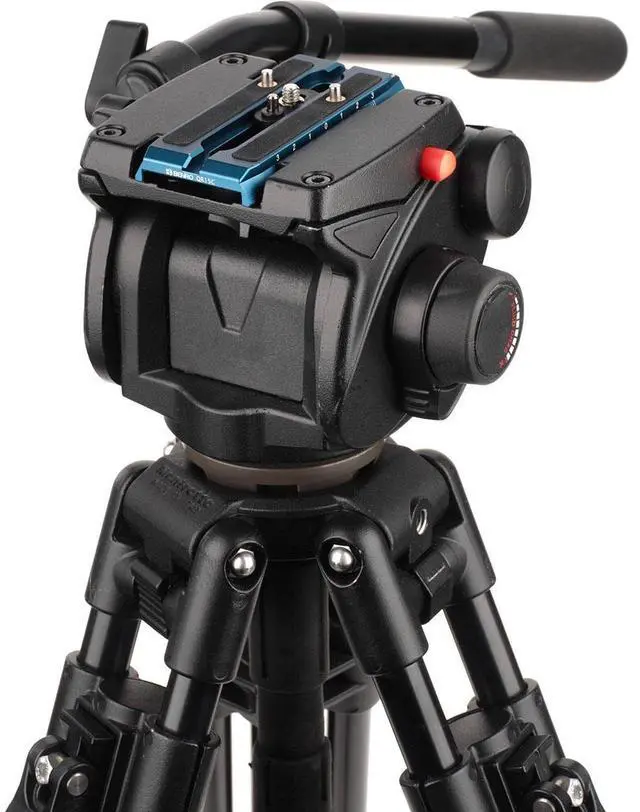 Alt view image 4 of 7 - Benro QR15C Quick Release Plate for KH25PC and KH26PC Video Head, Blue