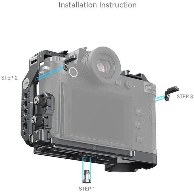 Alt view image 3 of 7 - SmallRig Full Camera Cage Kit for Leica SL3