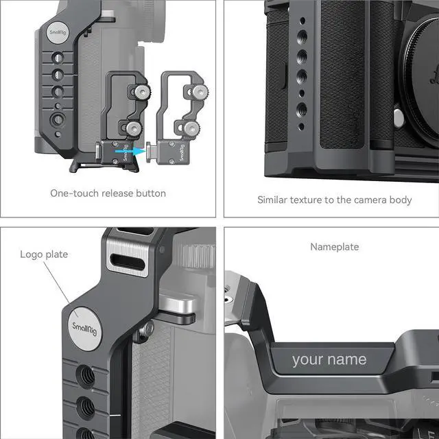 Alt view image 6 of 7 - SmallRig Full Camera Cage Kit for Leica SL3
