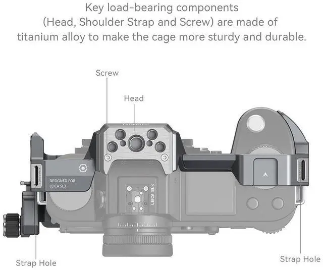 Alt view image 7 of 7 - SmallRig Full Camera Cage Kit for Leica SL3