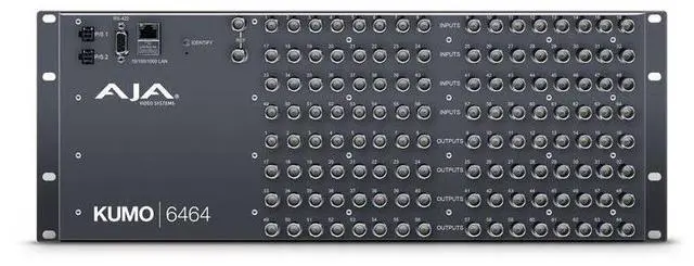 Alt view image 2 of 4 - AJA KUMO 6464 Compact 64x64 3G-SDI Router #KUMO-6464-R0