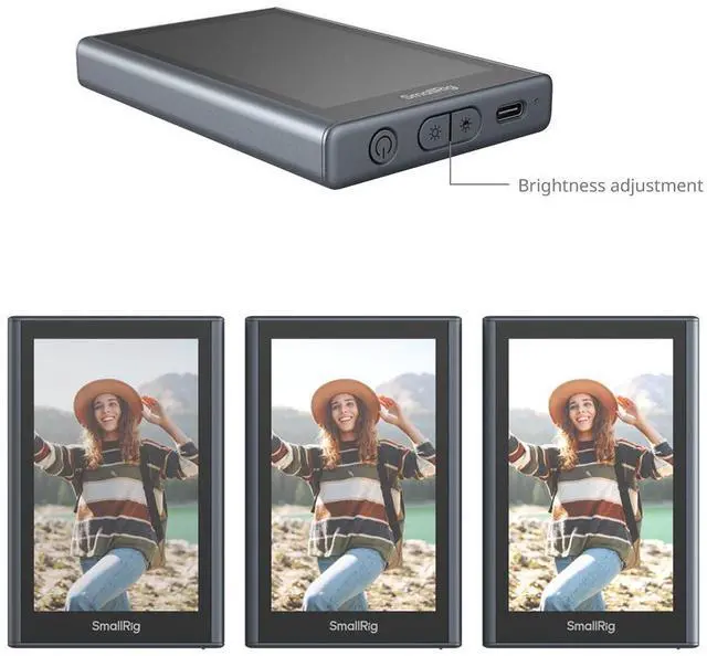 Alt view image 5 of 6 - SmallRig 3.9" Wireless Video Monitor for Phone, Black