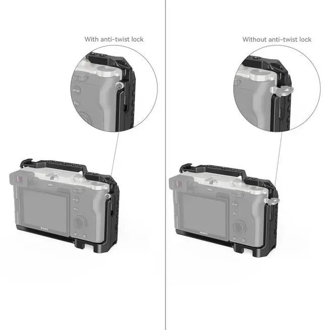 Alt view image 4 of 7 - SmallRig Full Cage for Sony Alpha 7C