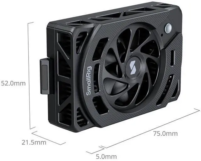 Alt view image 2 of 7 - SmallRig Cooling Fan for Select Sony Cameras