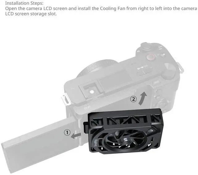 Alt view image 5 of 7 - SmallRig Cooling Fan for Select Sony Cameras