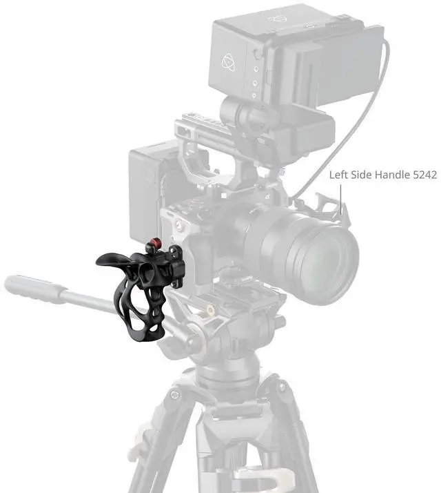 Alt view image 7 of 7 - SmallRig ImageGrip Series Right Side Liquid Handle Grip with NATO Clamp