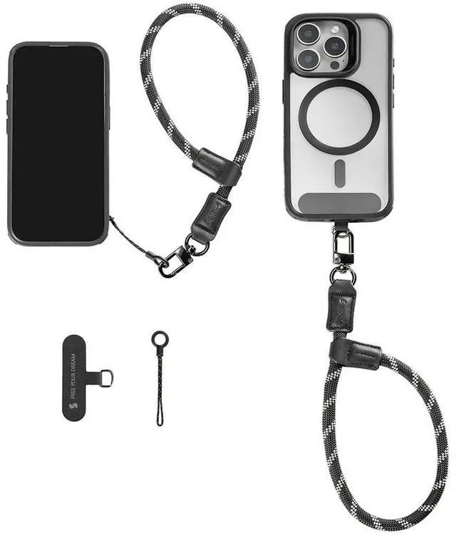 Alt view image 2 of 7 - SmallRig FilMov Smartphone Wrist Strap, Black
