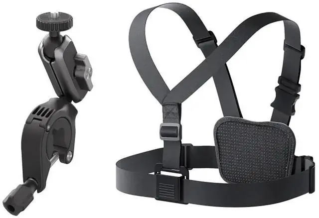 Alt view image 2 of 6 - Insta360 Bike Bundle with Handlebar Mount and Chest Strap