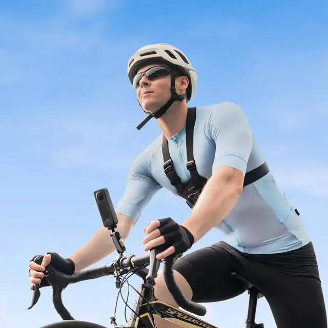 Alt view image 6 of 6 - Insta360 Bike Bundle with Handlebar Mount and Chest Strap