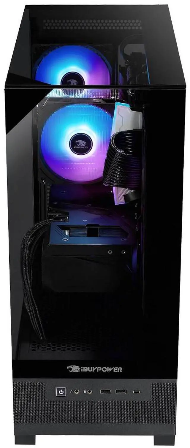 Alt view image 12 of 14 - iBUYPOWER Element SE Gaming PC Desktop - Intel Core i5 14400F, NVIDIA GeForce RTX 5050 8GB, 16GB DDR5 RGB RAM, 1TB NVMe SSD