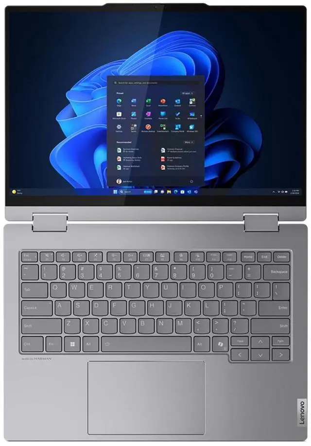 Alt view image 6 of 8 - Lenovo ThinkBook 14 2-in-1 Gen 4 14.0" Touch Screen Intel Core Ultra 5 125U 16GB Memory 256 GB SSD Windows 11 Pro 21MX000BUS