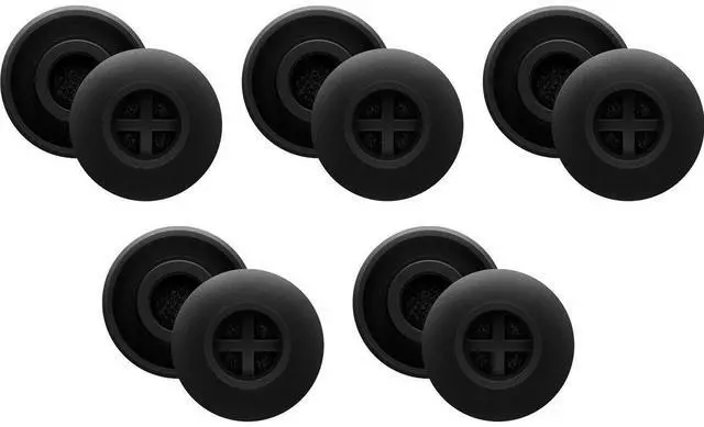 Main image of Sennheiser Silicone Ear Adapter for IE 40/400/500 Pro Ear Monitor, Medium, Black, 5-Pair