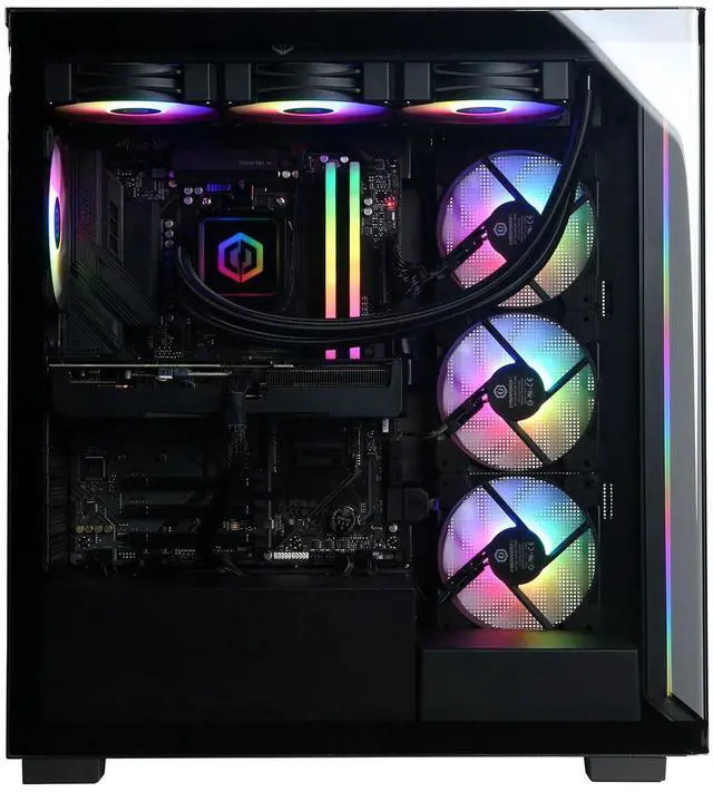 Alt view image 6 of 6 - CyberPowerPC Gamer Supreme Liquid Cooled Gaming Desktop Computer, AMD Ryzen 9 9900X 4.4GHz, 32GB RAM, 2TB SSD, NVIDIA GeForce RTX 5060 Ti 16GB, Windows 11 Home, Black