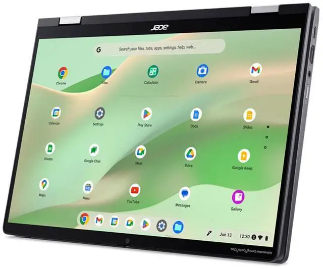 Alt view image 5 of 10 - Acer Chromebook   14" Touchscreen 2 in 1 Chromebook - WUXGA - 1920 x 1200 - Intel Core i3 13th Gen i3-1315U Hexa-core (6 Core) 1.20 GHz - 8 GB Total RAM - 256 GB SSD - Iron Model CP714-2WN-320J