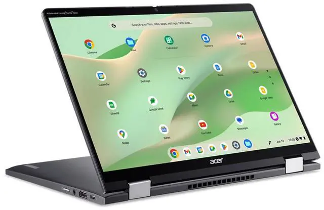 Alt view image 6 of 10 - Acer Chromebook   14" Touchscreen 2 in 1 Chromebook - WUXGA - 1920 x 1200 - Intel Core i3 13th Gen i3-1315U Hexa-core (6 Core) 1.20 GHz - 8 GB Total RAM - 256 GB SSD - Iron Model CP714-2WN-320J