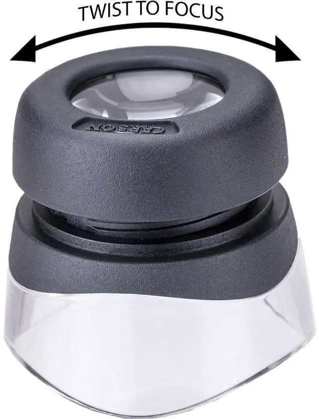 Alt view image 2 of 7 - Carson LH-30 VersaLoupe 10x Power Focusing Loupe Magnifier
