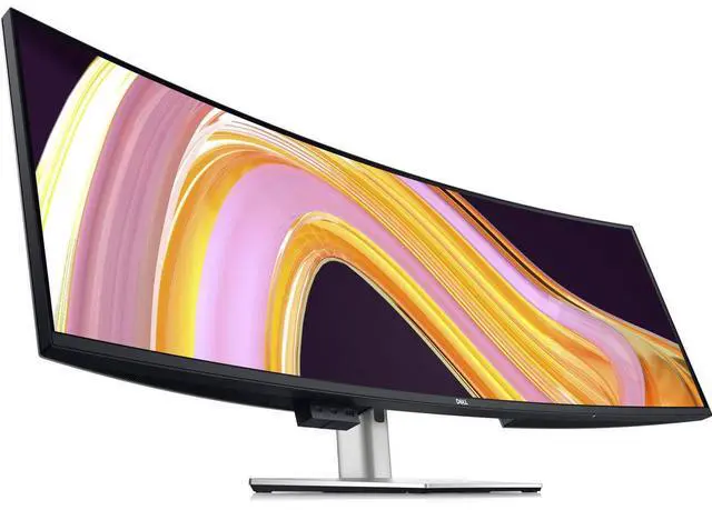 Alt view image 9 of 13 - Dell UltraSharp U4924DW 49" Dual Quad HD (DQHD) Curved Screen Edge WLED LCD Monitor - 32:9,Black