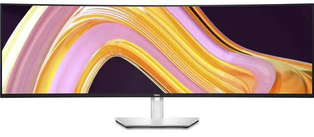 Alt view image 8 of 13 - Dell UltraSharp U4924DW 49" Dual Quad HD (DQHD) Curved Screen Edge WLED LCD Monitor - 32:9,Black
