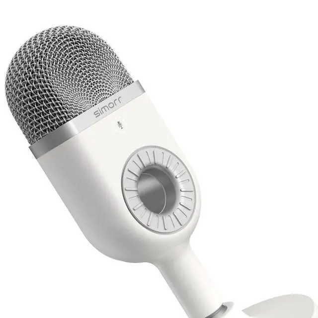 Alt view image 4 of 7 - SmallRig simorr Wave U1 USB Condenser Microphone (White)