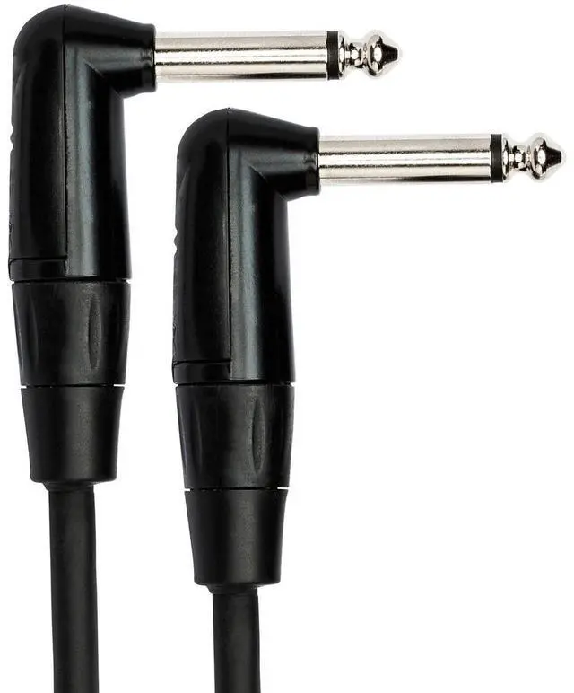 Alt view image 5 of 6 - hosa hgtr001rr rean right angle pro guitar patch cable, 12 inch