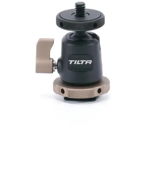 Alt view image 2 of 3 - Tilta Mini Ball Head Mount with Cold Shoe, Black