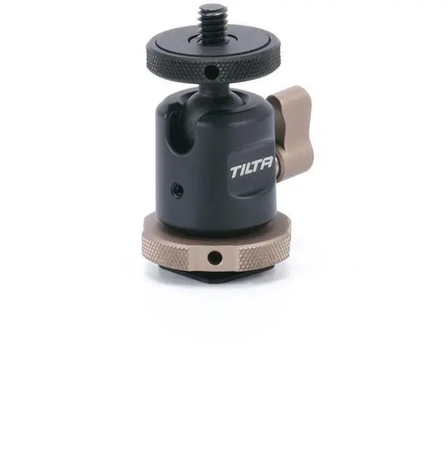 Alt view image 3 of 3 - Tilta Mini Ball Head Mount with Cold Shoe, Black