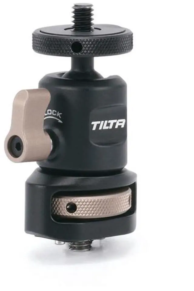 Alt view image 3 of 3 - Tilta Mini Ball Head Mount with 1/4"-20 with Locating Pins, Black