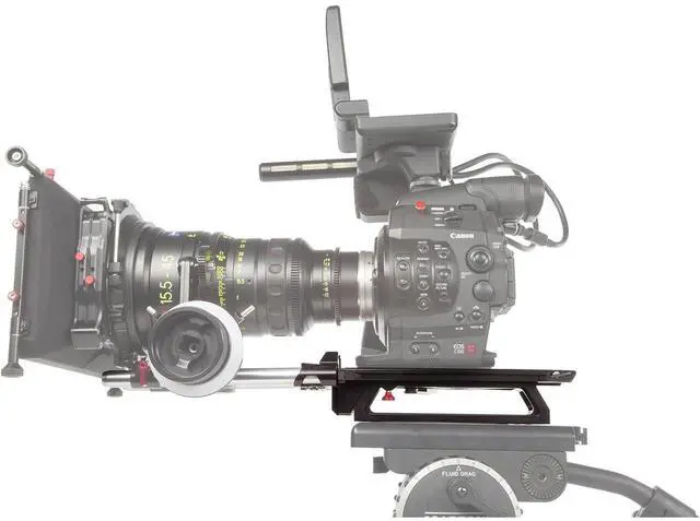 Alt view image 3 of 4 - Shape REVOLT VCT Universal Baseplate with Sliding Dovetail Riser, Locking Lever and Tripod Mounting