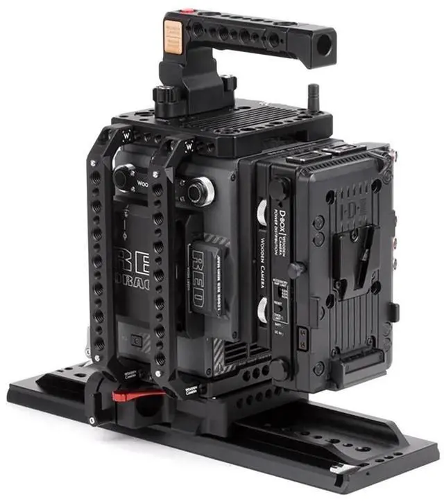 Alt view image 7 of 7 - Wooden Camera D-Box for Weapon/Scarlet-W/Raven Cameras and V-Mount Battery Plate