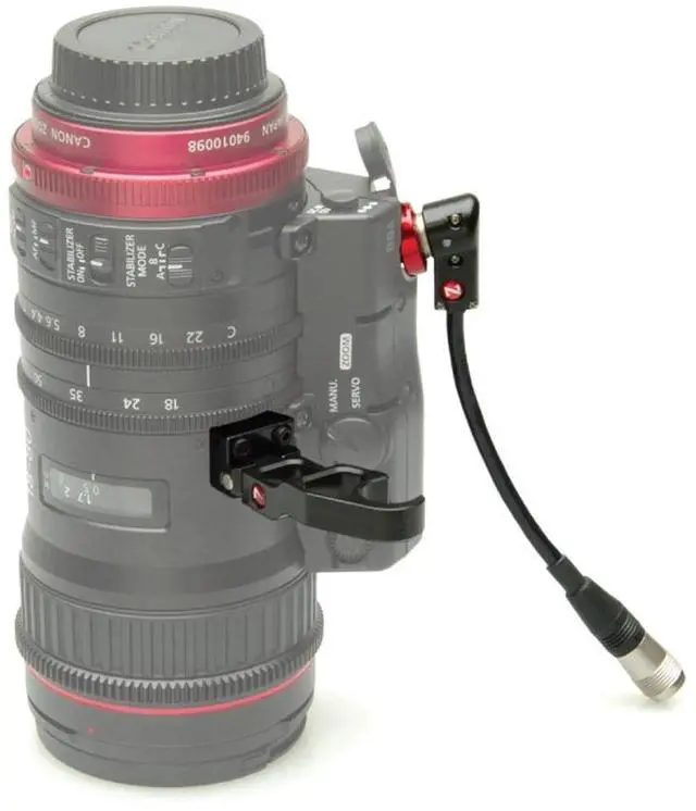 Alt view image 2 of 2 - Zacuto 6" Right Angle Extension Cable for Canon 18-80 Lens #Z-C18RC
