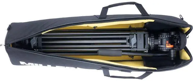 Alt view image 4 of 7 - Miller CX2 Fluid Head with Toggle 3-Section Aluminum Alloy Tripod and On Ground Spreader