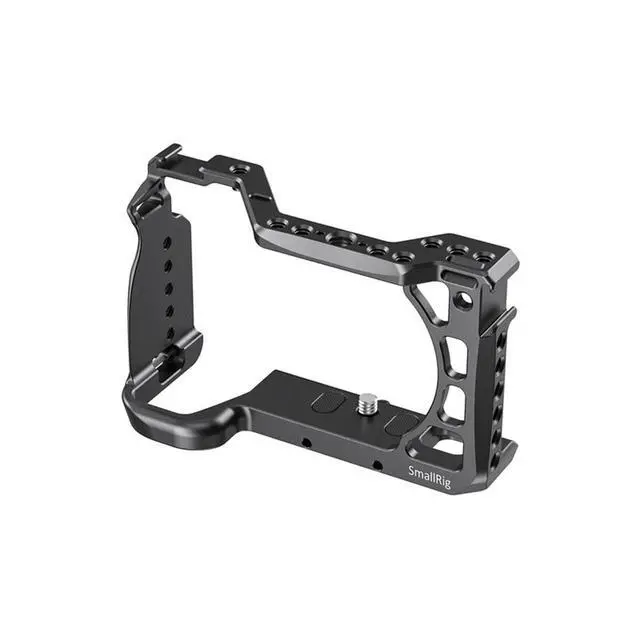 Alt view image 2 of 7 - SmallRig Full Camera Cage & Arri Locating Handle Kit for Sony A6600
