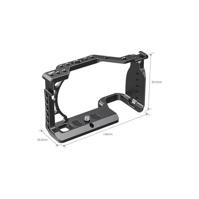 Alt view image 4 of 7 - SmallRig Full Camera Cage & Arri Locating Handle Kit for Sony A6600