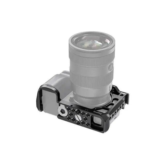 Alt view image 6 of 7 - SmallRig Full Camera Cage & Arri Locating Handle Kit for Sony A6600