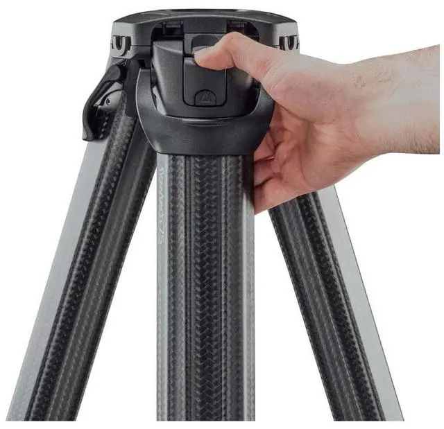 Alt view image 2 of 2 - Vinten flowtech 75 GS 2-Section Carbon Fiber Tripod with 75mm Bowl and Ground Spreader