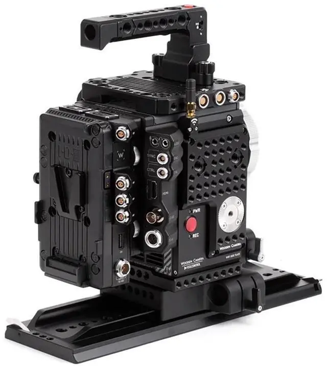 Alt view image 5 of 7 - Wooden Camera D-Box for Weapon/Scarlet-W/Raven Cameras and V-Mount Battery Plate