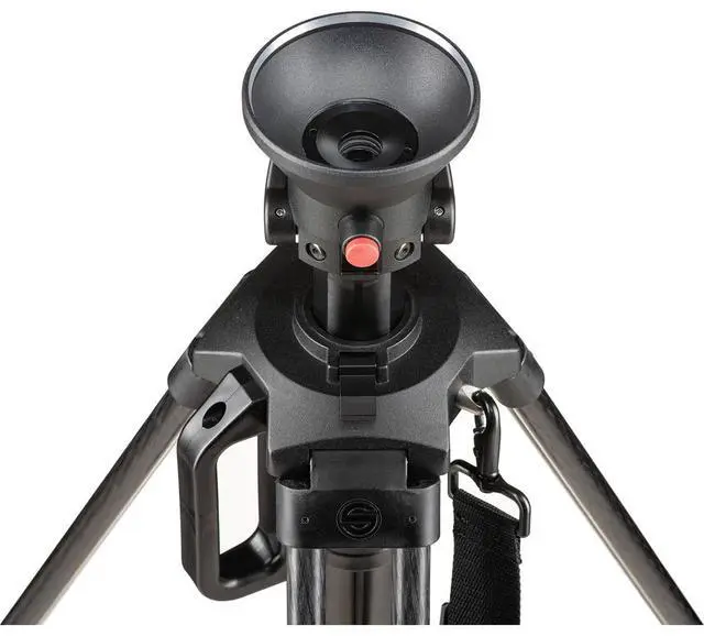 Alt view image 3 of 7 - Sachtler Hot Pod CF 14 2-Section Carbon Fiber Tripod Legs with 100mm Bowl and Mid-Level Spreader, 55 lbs Payload