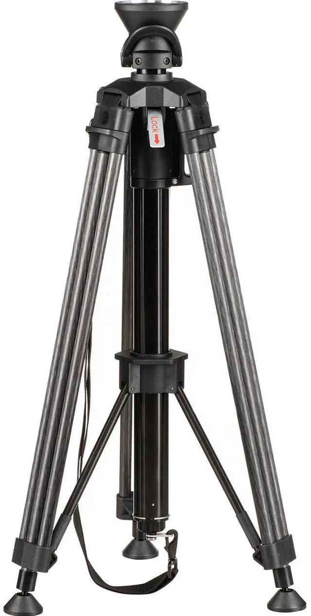 Alt view image 4 of 7 - Sachtler Hot Pod CF 14 2-Section Carbon Fiber Tripod Legs with 100mm Bowl and Mid-Level Spreader, 55 lbs Payload