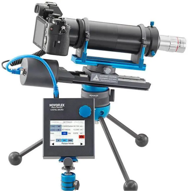 Alt view image 6 of 6 - Novoflex CASTEL-MICRO Focusing Rack for Focus Stacking
