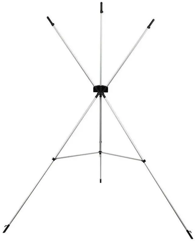 Alt view image 2 of 7 - Westcott 5x12' X-Drop Wrinkle-Resistant Backdrop Kit, Chroma-Key Green Sweep