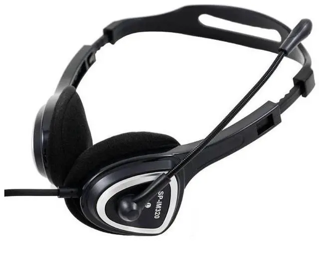 Alt view image 3 of 6 - iMicro IM320 USB Headset with Microphone, 5-Pack #SP-IM320 5