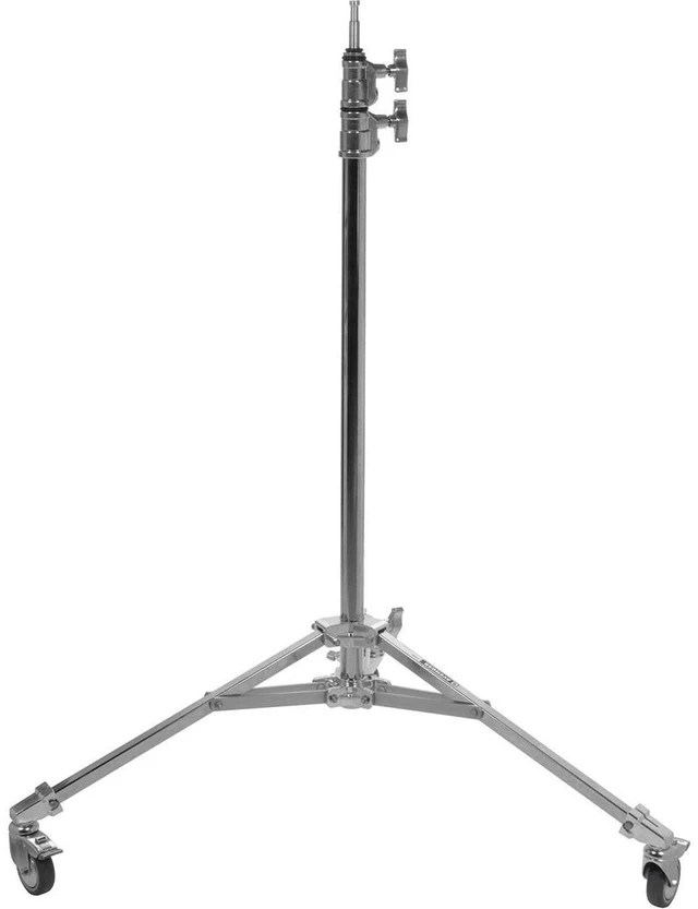 Alt view image 2 of 6 - Avenger 3-Section 2-Riser Roller Stand 29 with Low Base, Chrome-Plated