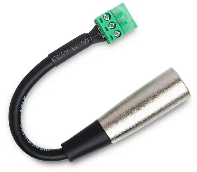 Alt view image 3 of 5 - Hosa Technology 6" Low-Voltage PHX3F to XLR3M Adapter