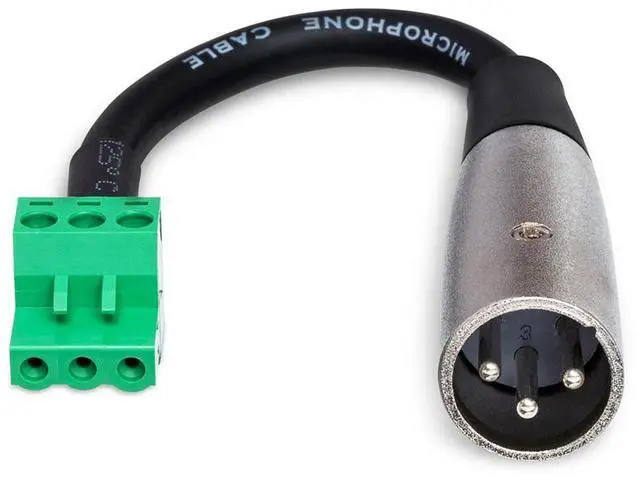 Alt view image 5 of 5 - Hosa Technology 6" Low-Voltage PHX3F to XLR3M Adapter