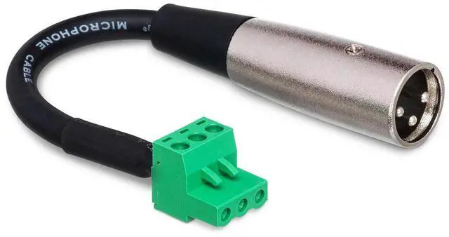 Alt view image 2 of 5 - Hosa Technology 6" Low-Voltage PHX3F to XLR3M Adapter