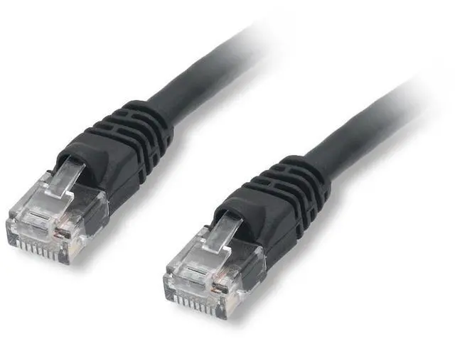Alt view image 7 of 7 - Comprehensive Cat5e 350 Mhz Snagless Patch Cable 50ft Black CAT535050BLK